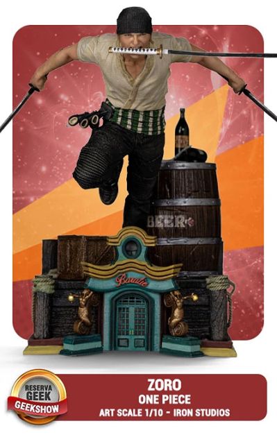 VOUCHER DE RESERVA ZORO - ONE PIECE - ART SCALE 1/10 - IRON STUDIOS
