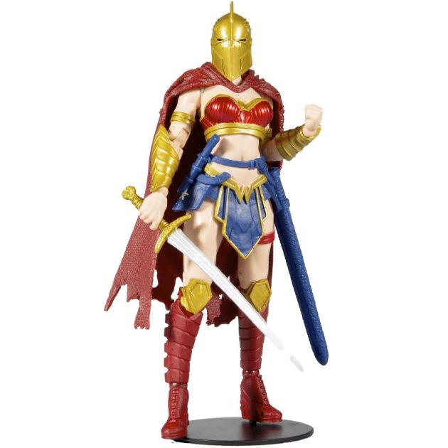 WONDER WOMAN (WITH HELMET OF DESTINATION) MULTIVERSE - LAST KNIGHT ON EARTH DC - MCFARLANE